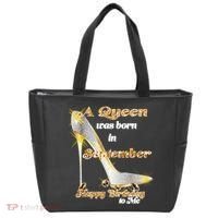 Born In September Birthday Queen Tote Bag thumb 0