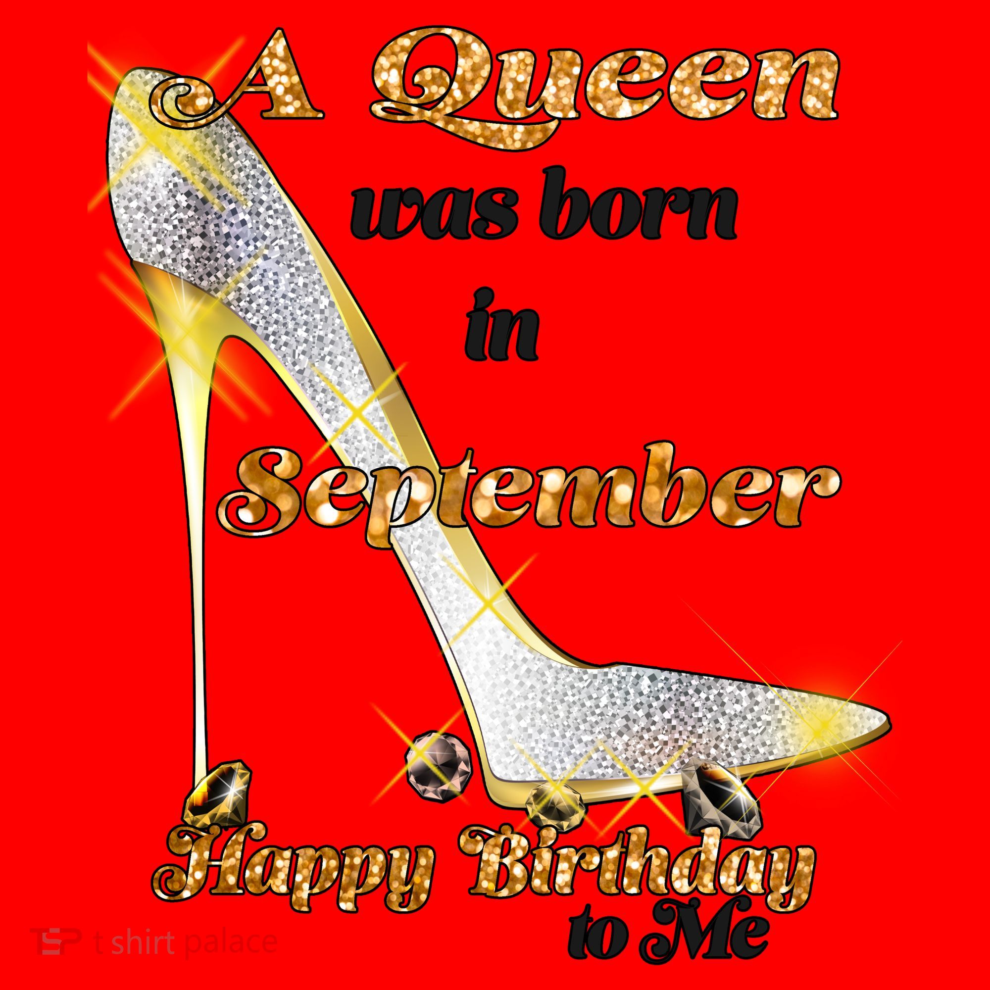 Born In September Birthday Queen Santa Hat