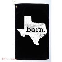 Born In Texas Home Golf Towel thumb 0