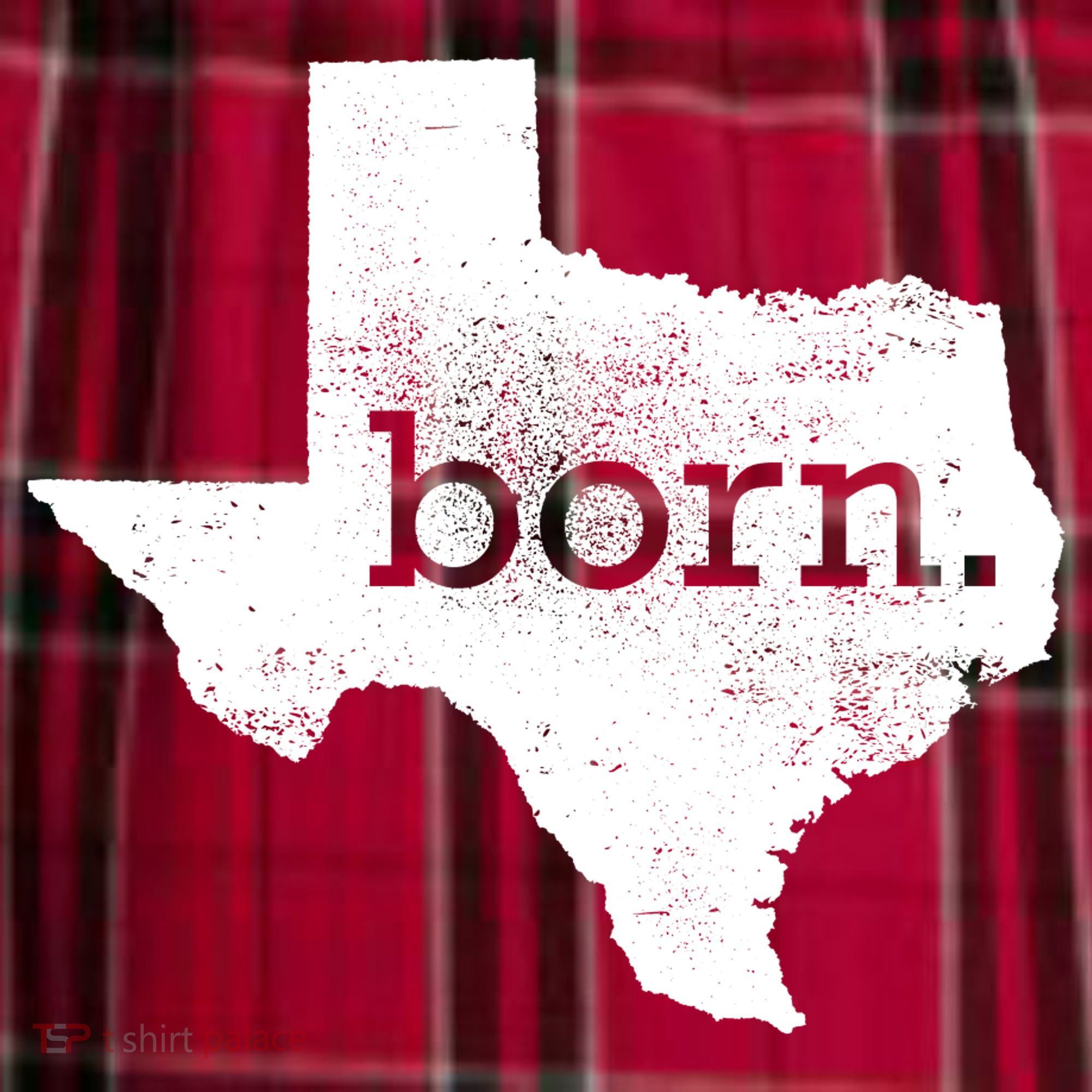 Born In Texas Home Men's Flannel Plaid Pajama Pants