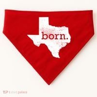 Born In Texas Home USA-Made Doggie Bandana thumb 0