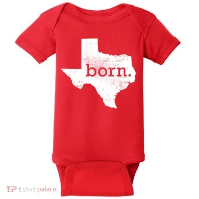 Born In Texas Home Baby Bodysuit