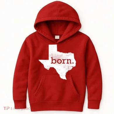 Born In Texas Home Kids Hoodie