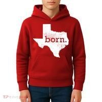 Born In Texas Home Kids Hoodie thumb 4