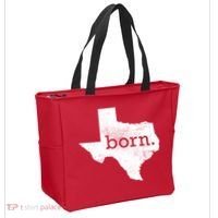 Born In Texas Home Tote Bag thumb 2