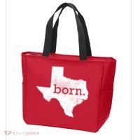 Born In Texas Home Tote Bag thumb 3