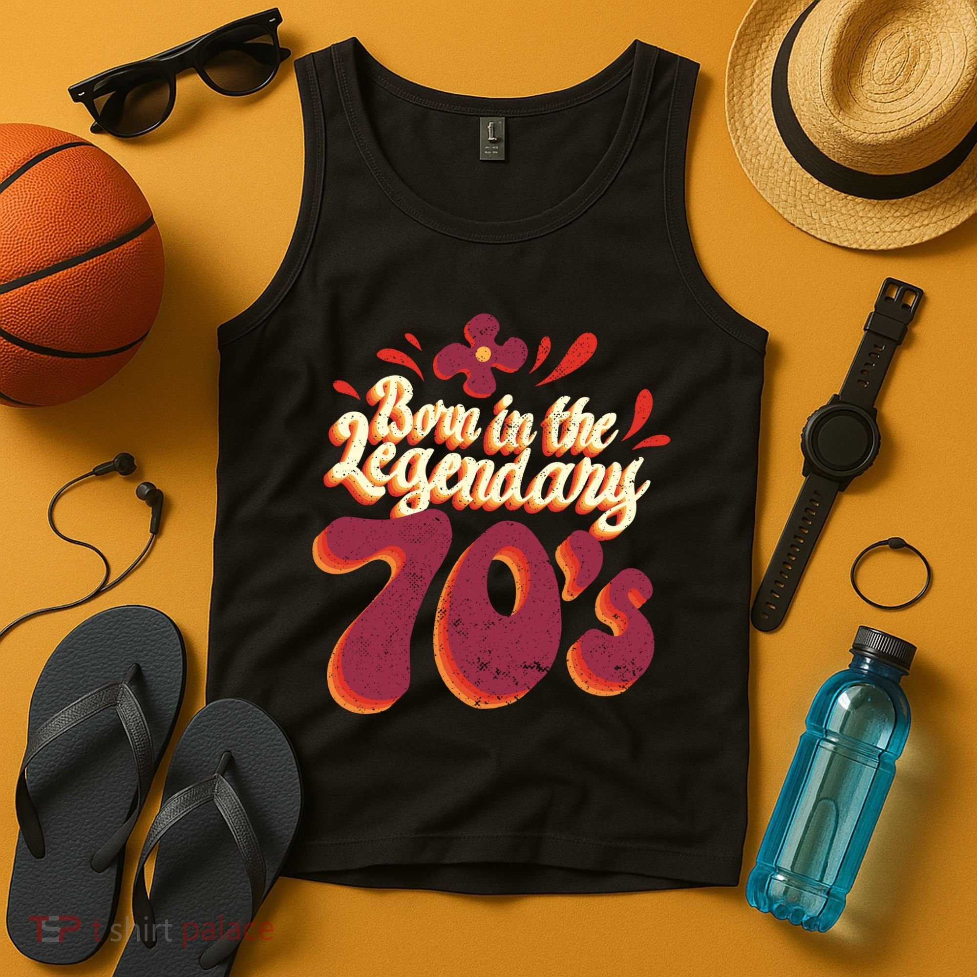 Born In The Legendary 70's Tank Top