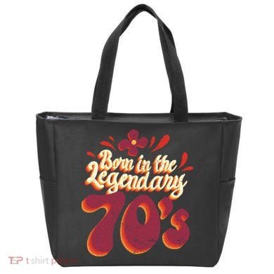 Born In The Legendary 70's Tote Bag