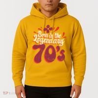 Born In The Legendary 70's Hoodie thumb 2