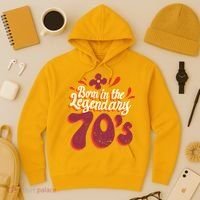 Born In The Legendary 70's Hoodie thumb 3