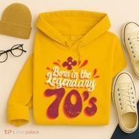 Born In The Legendary 70's Hoodie thumb 4
