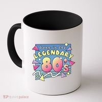 Born In The Legendary 80s Coffee Mug thumb 0