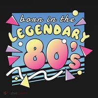 Born In The Legendary 80s Ornament thumb 1
