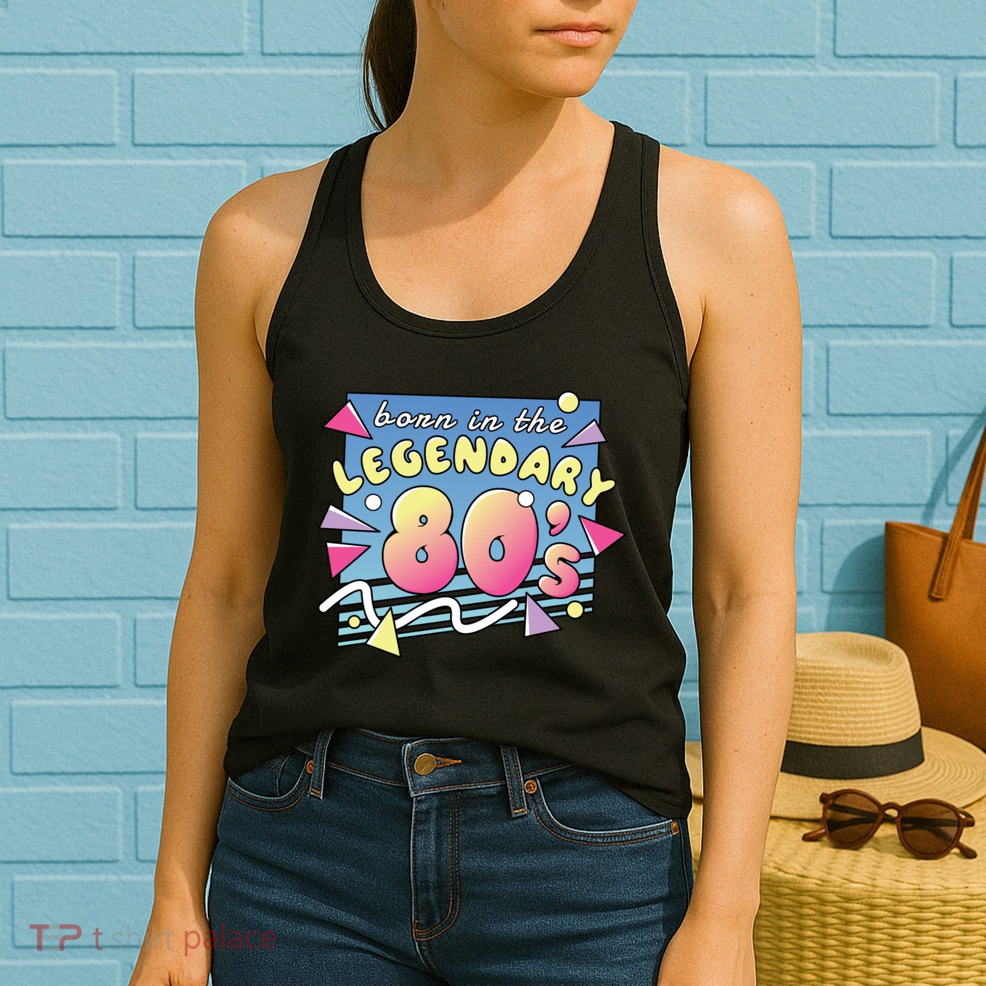 Born In The Legendary 80s Women's Tank Top