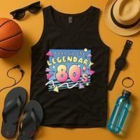Born In The Legendary 80s Tank Top thumb 4