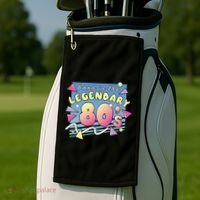 Born In The Legendary 80s Golf Towel thumb 2