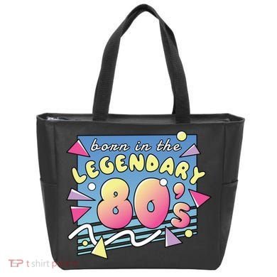 Born In The Legendary 80s Tote Bag