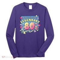 Born In The Legendary 80s Long Sleeve Shirt thumb 0