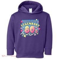 Born In The Legendary 80s Toddler Hoodie thumb 0