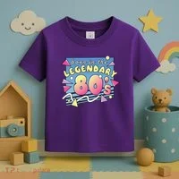 Born In The Legendary 80s Toddler T-Shirt thumb 3