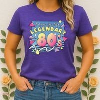 Born In The Legendary 80s Women's T-Shirt thumb 2