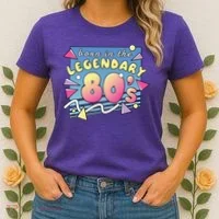 Born In The Legendary 80s Women's T-Shirt thumb 2