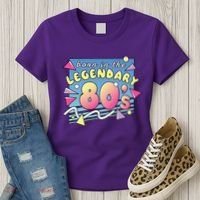 Born In The Legendary 80s Women's T-Shirt thumb 3