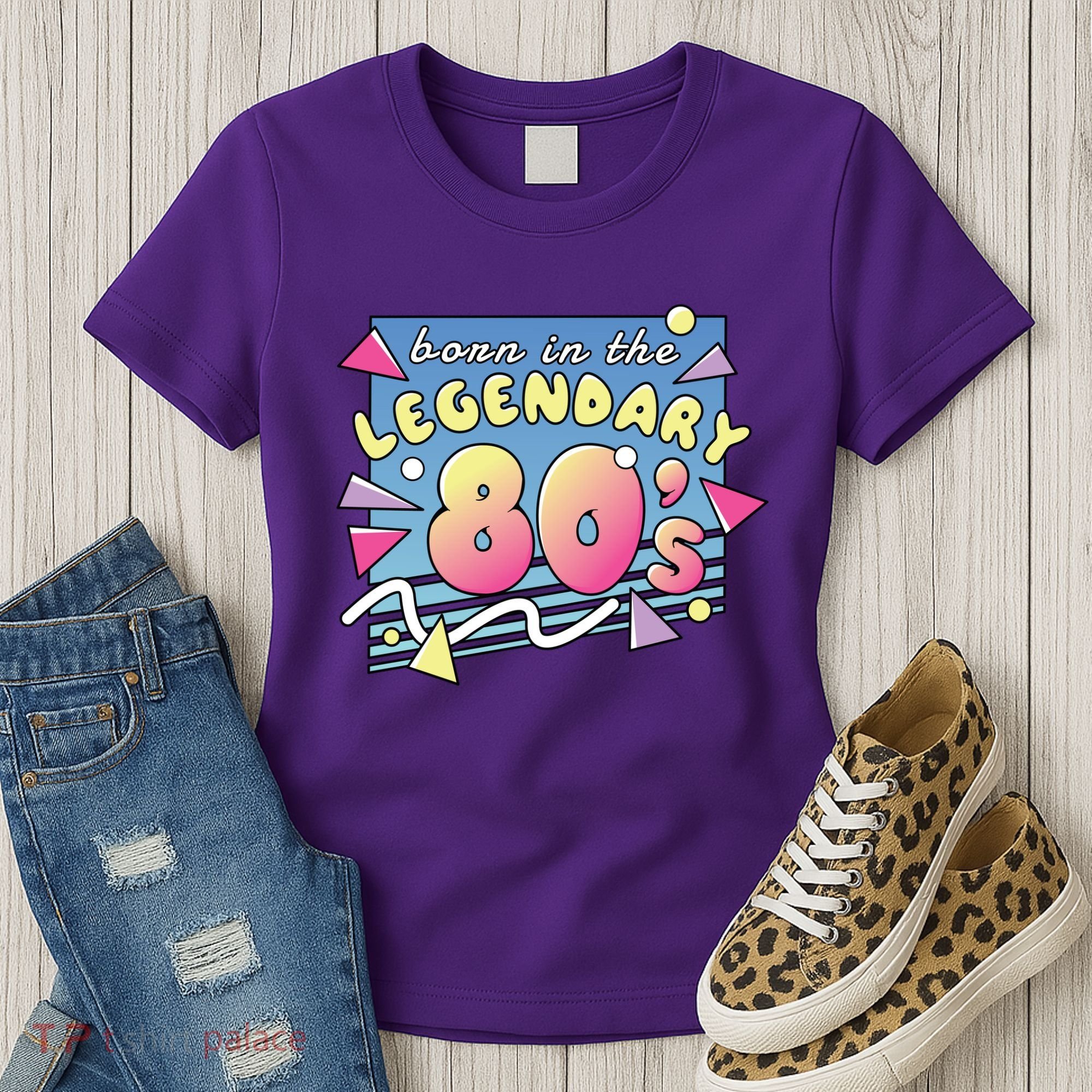 Born In The Legendary 80s Women's T-Shirt