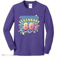 Born In The Legendary 80s Kids Long Sleeve Shirt thumb 0