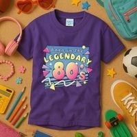 Born In The Legendary 80s Kids T-Shirt thumb 3