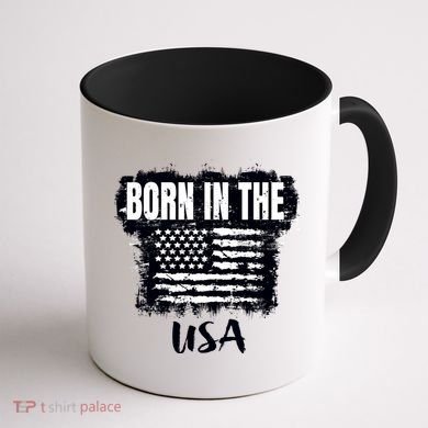 Born In The USA Coffee Mug back