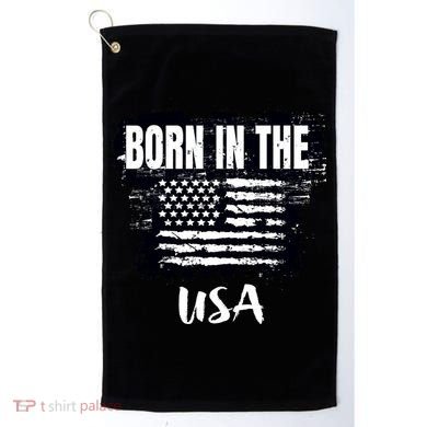 Born In The USA Golf Towel