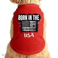 Born In The USA Doggie Tank thumb 0