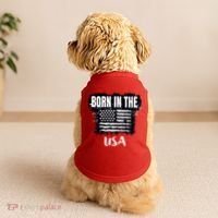Born In The USA Doggie Tank thumb 2