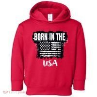 Born In The USA Toddler Hoodie thumb 0
