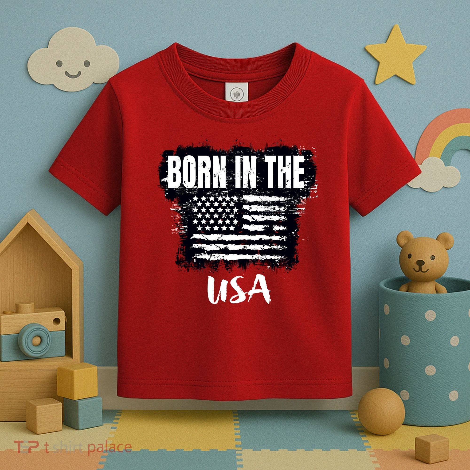 Born In The USA Toddler T-Shirt