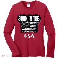 Born In The USA Women's Long Sleeve Shirt thumb 0