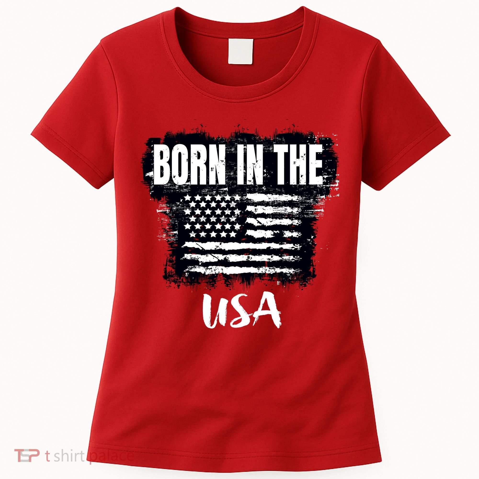 Born In The USA Women's T-Shirt