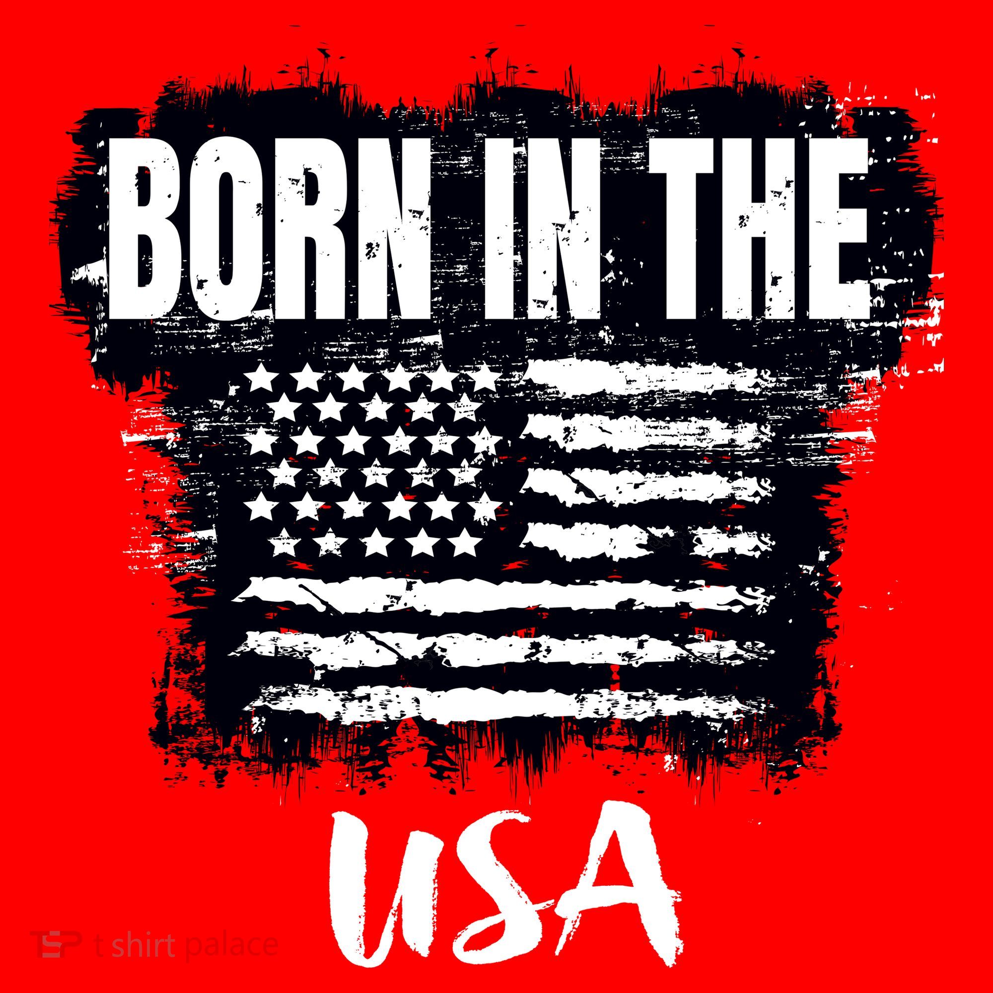 Born In The USA Women's T-Shirt