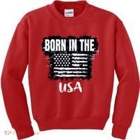 Born In The USA Kids Sweatshirt thumb 0