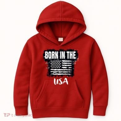 Born In The USA Kids Hoodie
