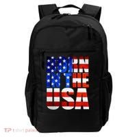 Born In The USA Flag Backpack thumb 0