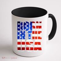 Born In The USA Flag Coffee Mug thumb 1