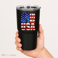 Born In The USA Flag Tumbler thumb 2