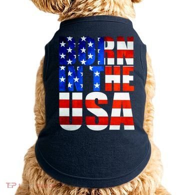 Born In The USA Flag Doggie Tank
