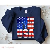 Born In The USA Flag Sweatshirt thumb 2