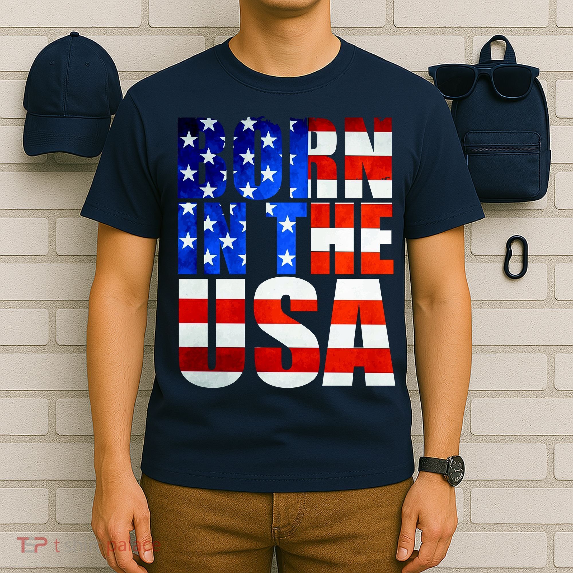 Born In The USA Flag T-Shirt