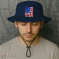 Born In The USA Flag Bucket Hat thumb 2
