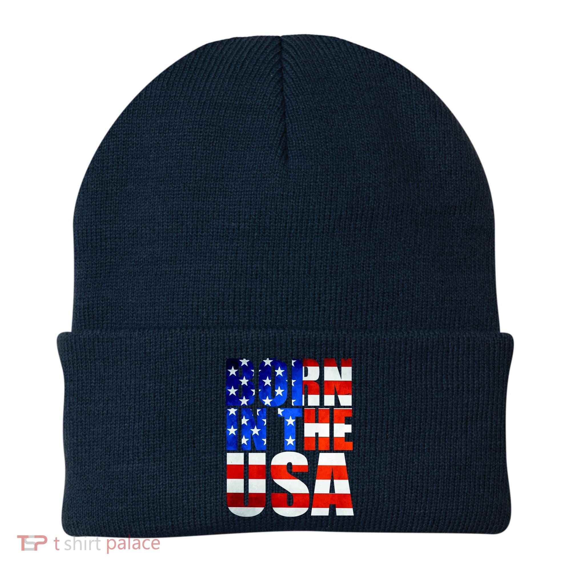 Born In The USA Flag Beanie