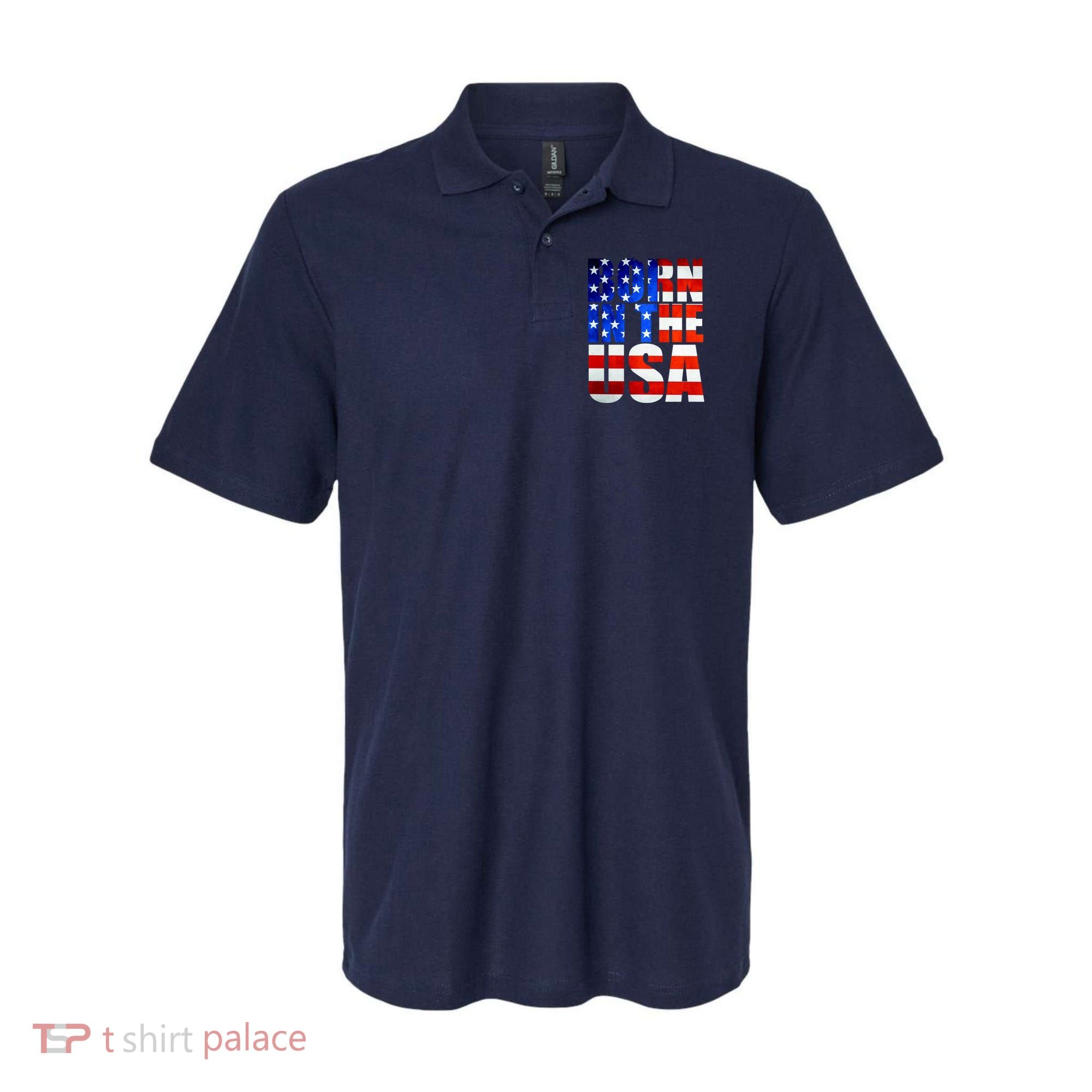 Born In The USA Flag Polo